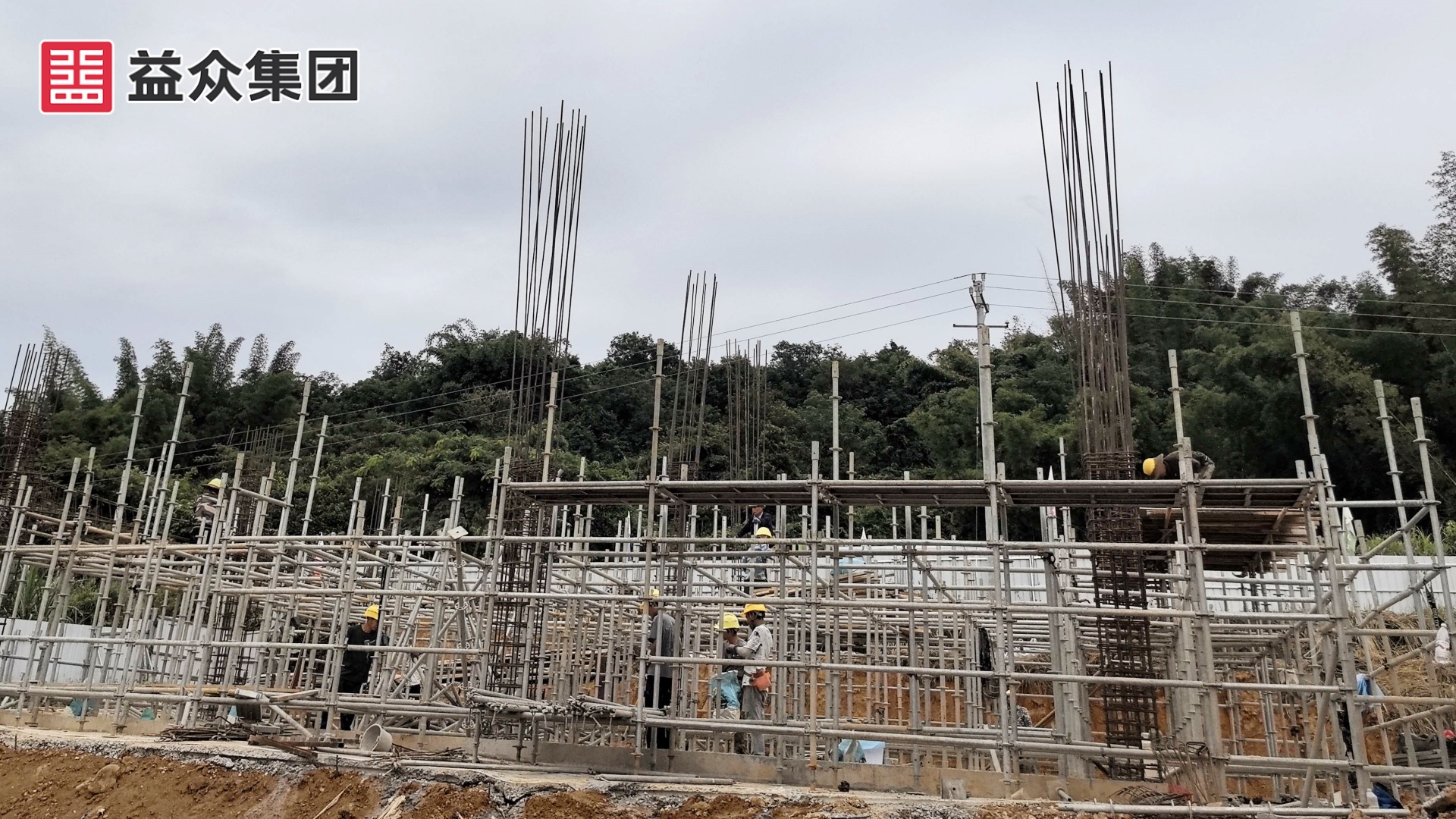 配電間、污泥脫水間支模架搭設(shè)_副本